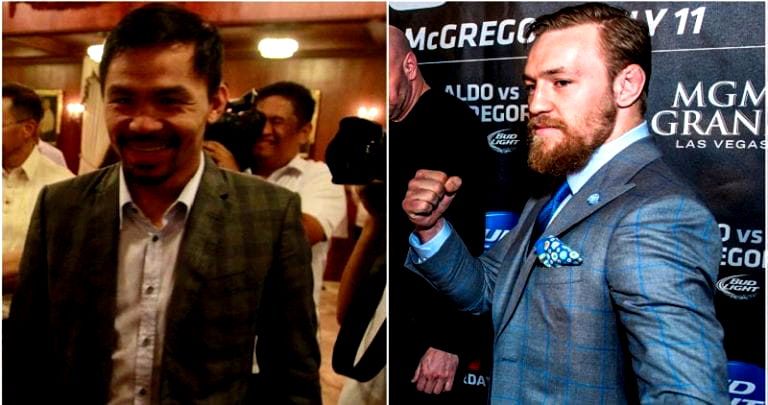 Manny Pacquiao Will Take on Conor McGregor if Floyd Mayweather Chickens Out