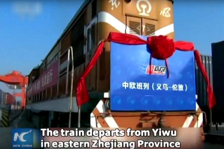China Launches Freight Train Service That Travels to London