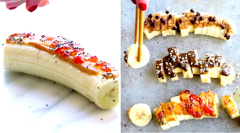 Health Blogger Thinks Adding Chopsticks to Sliced Banana Makes it Sushi