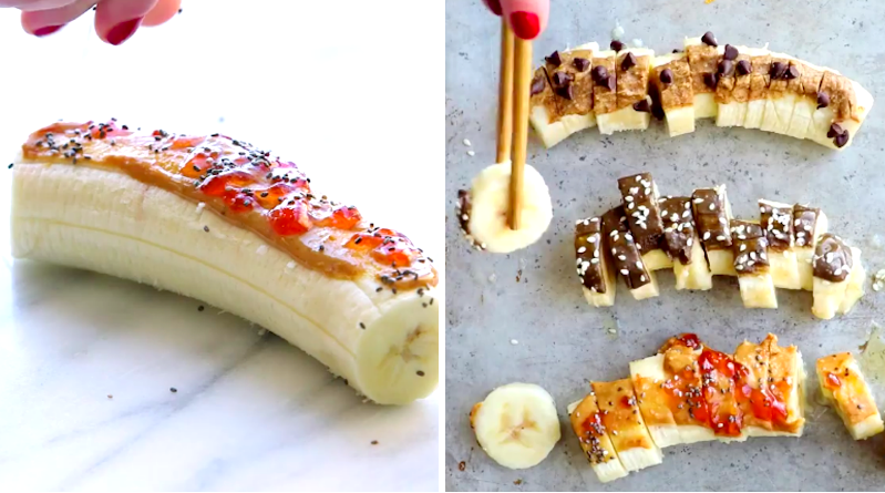 Health Blogger Thinks Adding Chopsticks to Sliced Banana Makes it Sushi