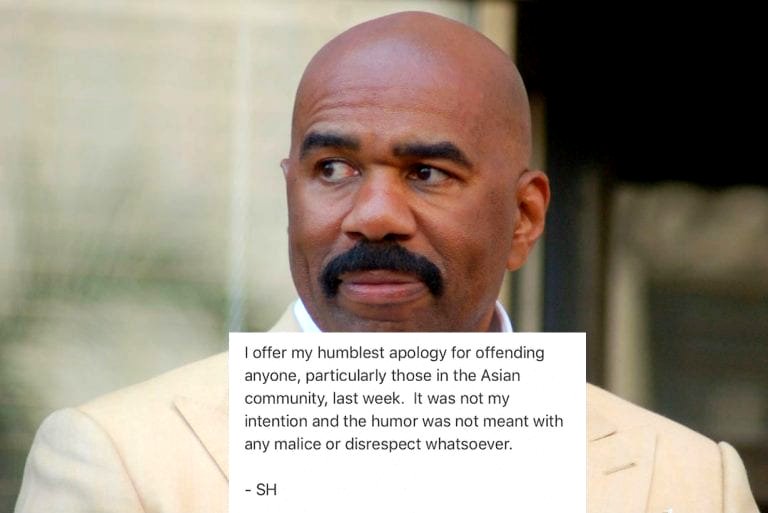 Steve Harvey Gives the Most Pathetic Apology of All Time For Being a Racist Asshole