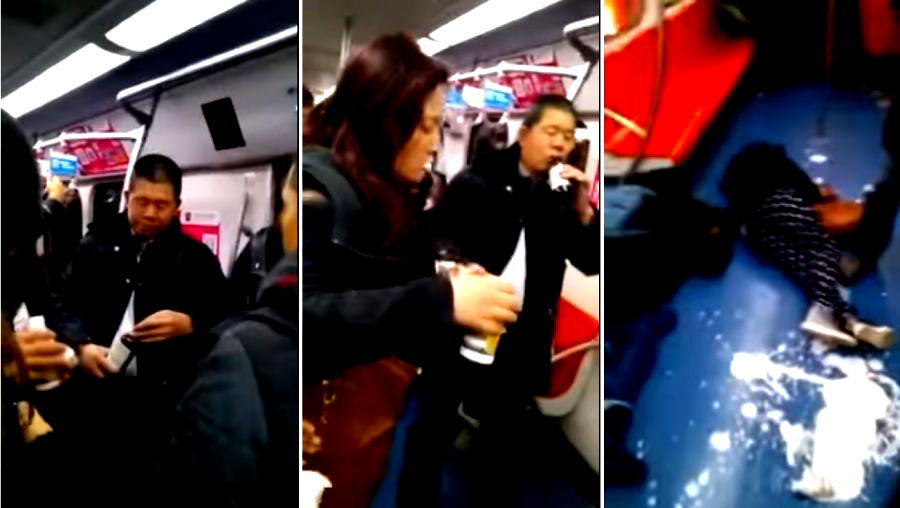 Disturbing Video Shows Fraud Victims Trying to Commit Suicide on the Beijing Metro