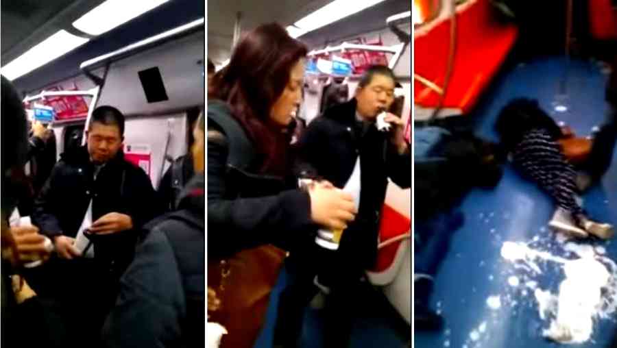 Disturbing Video Shows Fraud Victims Trying to Commit Suicide on the Beijing Metro