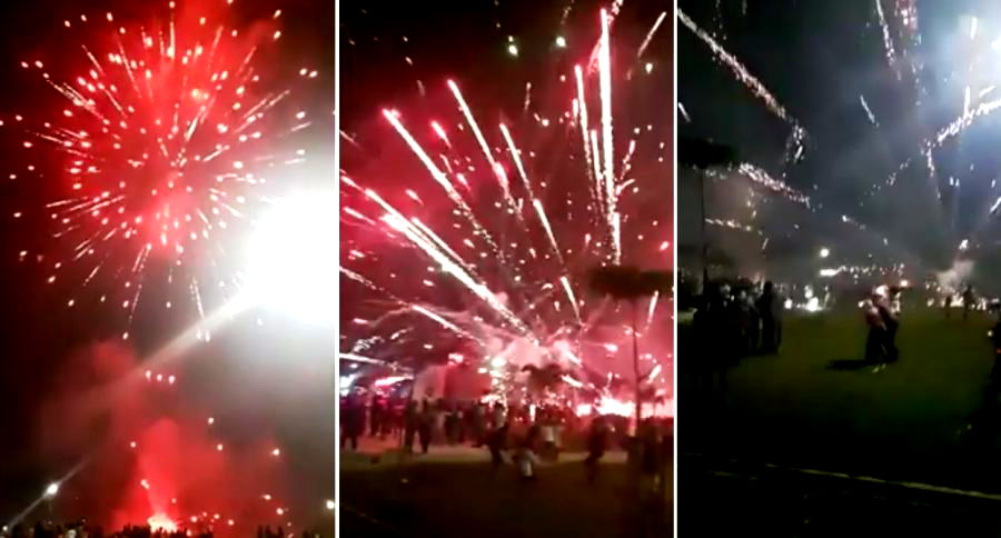 Terrifying New Year’s Firework Accident Leaves 10 People Injured in Malaysia