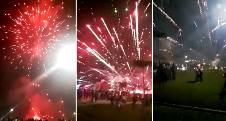 Terrifying New Year’s Firework Accident Leaves 10 People Injured in Malaysia