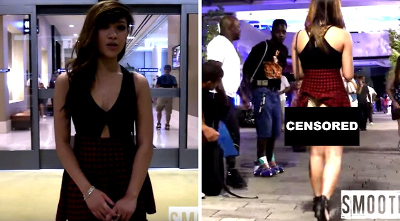 Filipino Girl Purposely Raises Her Skirt in Public to See How People Would React