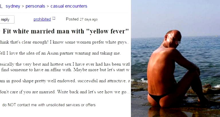 Married White Man With ‘Yellow Fever’ Posts Horrid Ad for Asian Women on Craigslist