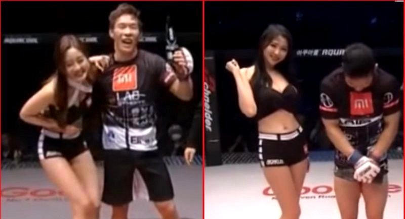 MMA Fighter Refuses to Take Photos With Ring Girl After Being Accused of Sexual Harassment