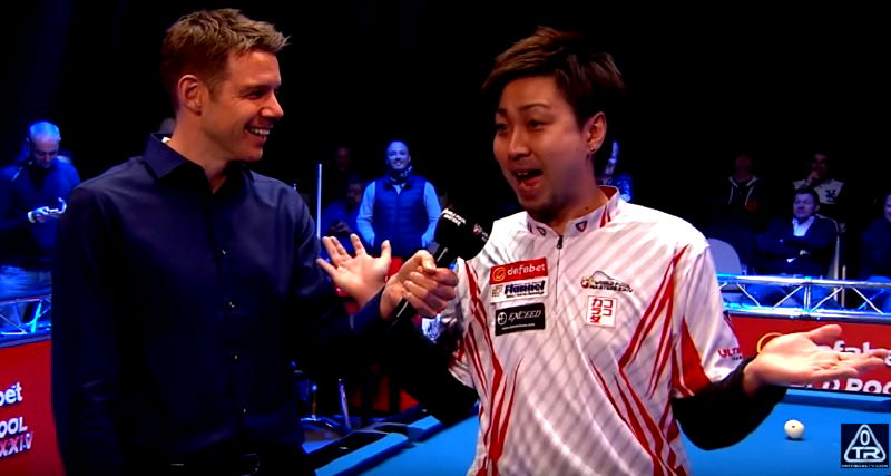 Japanese Pool Player Gives THE BEST Interviews Because He Doesn’t Know English