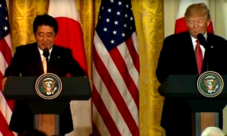 Watch The Hilarious Moment Donald Trump Pretends To Know Japanese