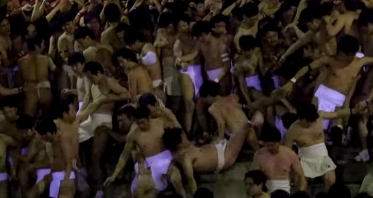 Inside the Japanese Festival Where Half-Naked Men Kill Each Other to Grab Lucky Sticks