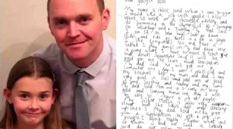 Little Girl Writes Adorable Letter For a Job at Google, Gets the CEO to Respond