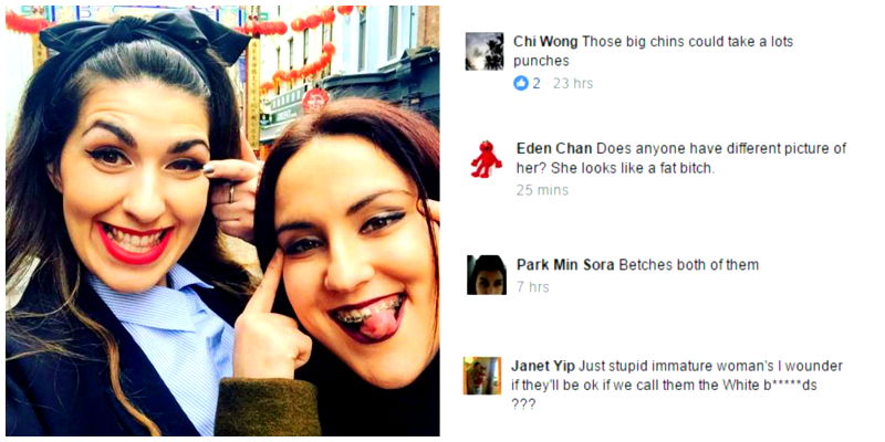 Two Women Take The Worst Selfie Ever in London’s Chinatown