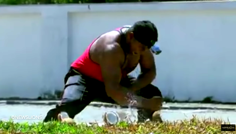 Indian Man Smashes 124 Coconuts With His Bare Hands in Under a Minute