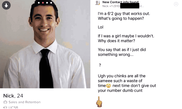 Racist White Guy Suffers Epic Meltdown After Tinder Match Doesn’t Respond Fast Enough