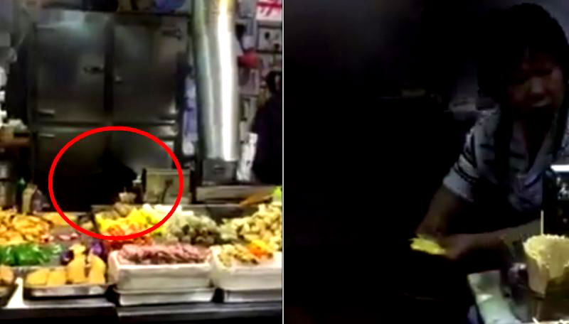 Hong Kong Snack Shop Caught Preparing Food on Dirty Floor, Tries to Bribe Man $2 For Silence