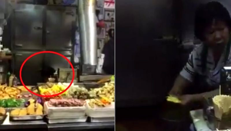 Hong Kong Snack Shop Caught Preparing Food on Dirty Floor, Tries to Bribe Man $2 For Silence