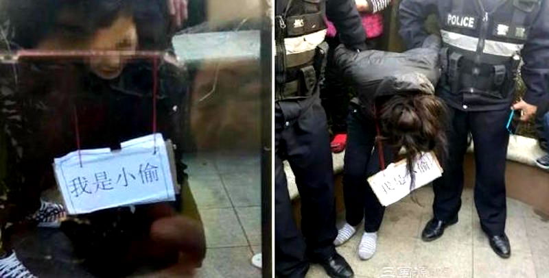 Woman Publicly Shamed in China After Stealing Electric Scooter