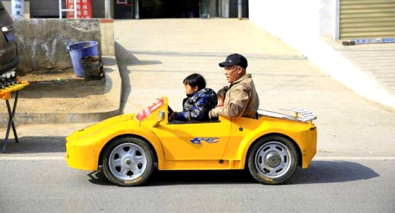 Chinese Grandpa Builds Fleet of Mini ‘Lamborghinis’ for Grandson
