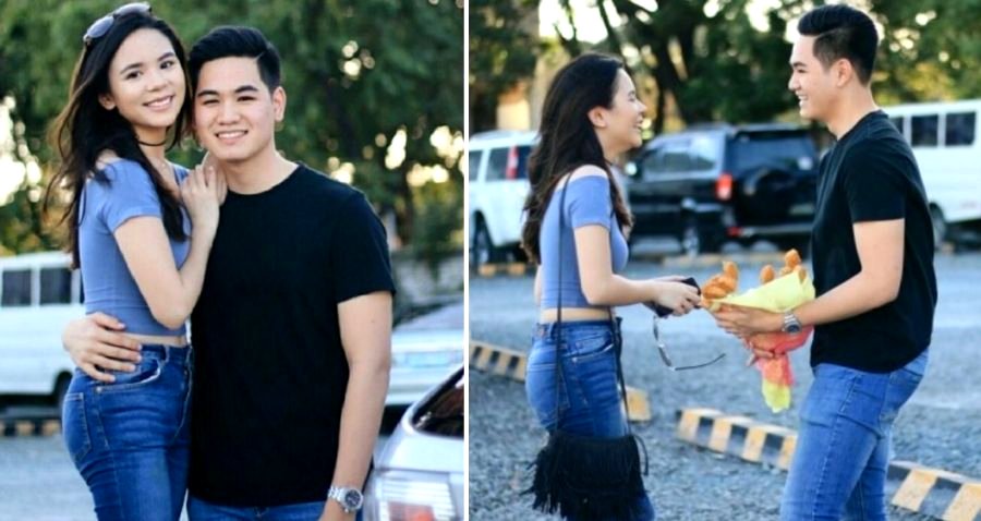 Filipino Boyfriend Comes Up With Genius Gift Idea After Girlfriend Says She Hates Flowers