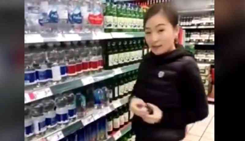 Chinese ‘Patriot’ Broadcasts Herself Vandalizing a South Korean Store