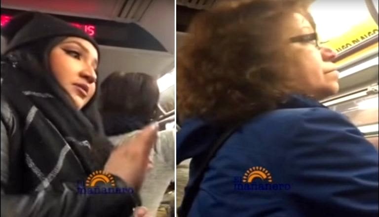 Chinese-Latina Woman Claps Back at Racist Bullying Middle Easterners on the Subway