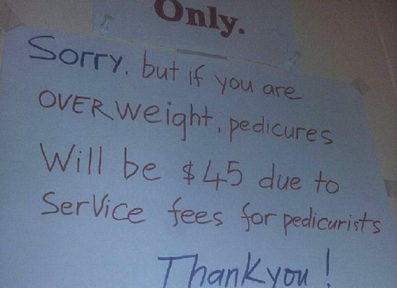 Vietnamese Nail Salon Under Fire After Trying to Charge Fat People More