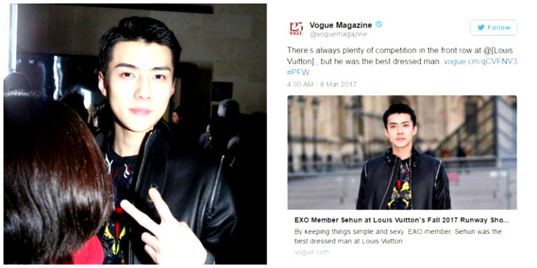 Vogue Names K-Pop Star as Louis Vuitton’s Best Dressed Man