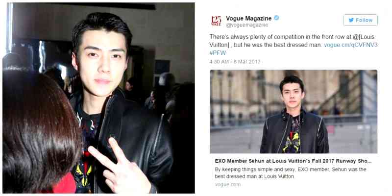 Vogue Names K-Pop Star as Louis Vuitton’s Best Dressed Man