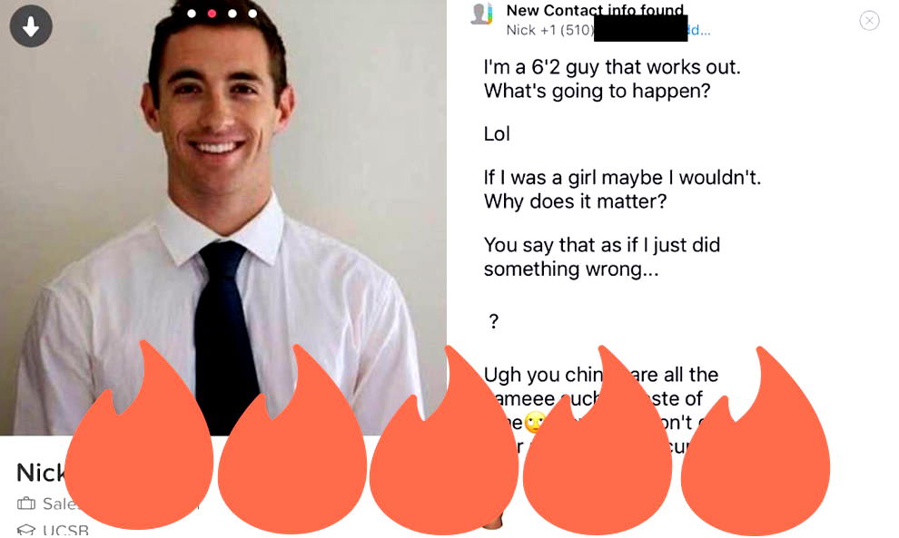 Tinder Issues Lifetime Ban to Racist Guy Who Called Asian Woman ‘Ch-nk’ and ‘C-nt’