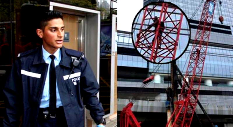 Hong Kong’s ‘Most Handsome Police Officer’ Saves Suicidal Man, Speaks Perfect Cantonese