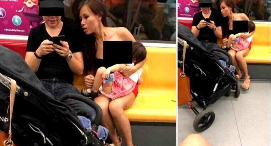 Singaporean Woman Breastfeeding Baby on Subway Sparks Heated Debate Online