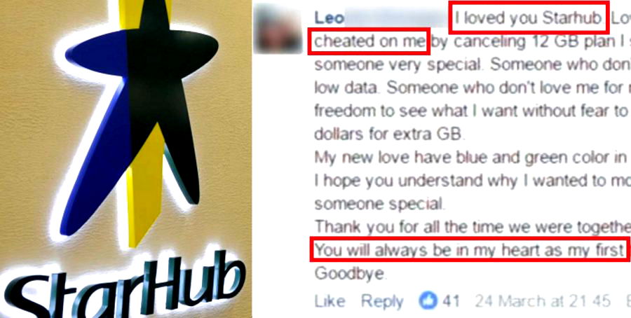 Singaporean Man Pens Hilarious Break Up Letter to Phone Company