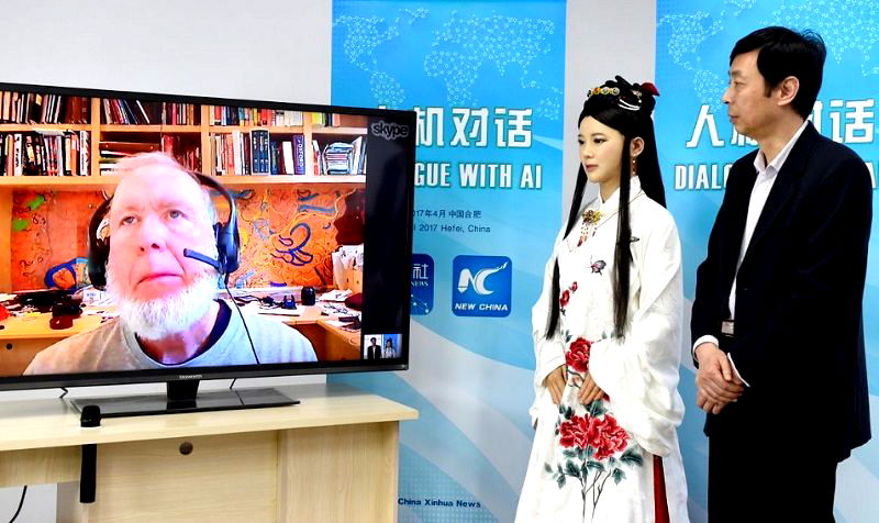 China’s ‘Robot Goddess’ AI Does Live Interview in English, Fails Miserably