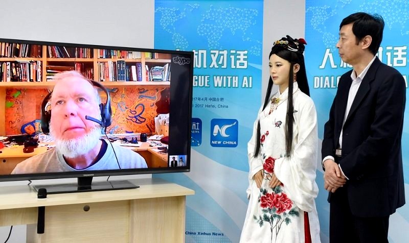 China’s ‘Robot Goddess’ AI Does Live Interview in English, Fails Miserably