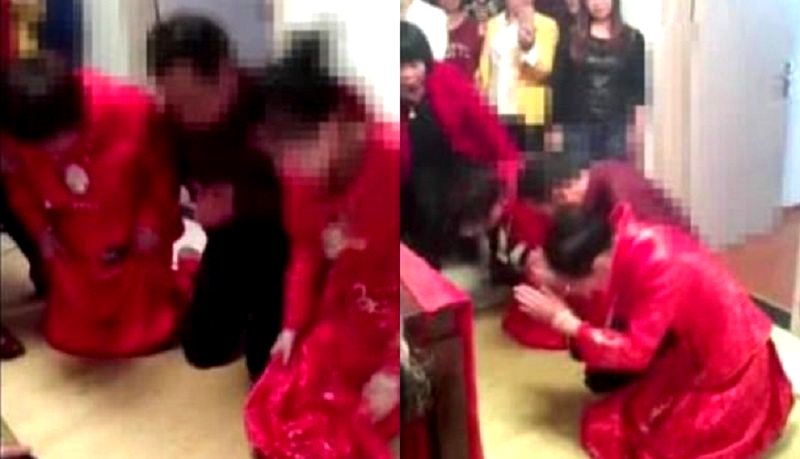 Chinese Groom Marries Two Brides On His Wedding Day