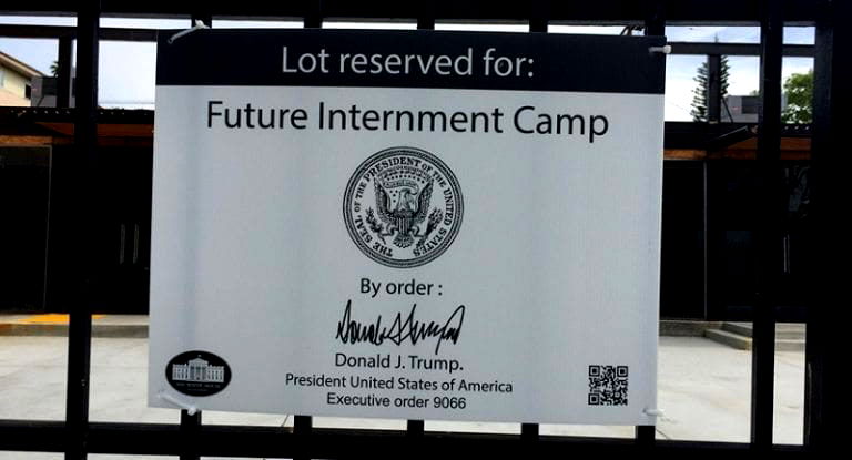 Why ‘Future Internment Camp’ Signs Are Popping Up All Around the U.S.