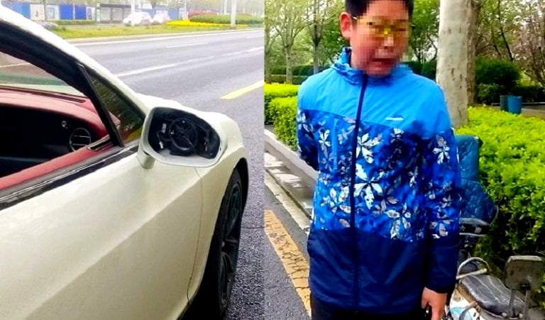 Chinese Teen Devastated After Breaking Man’s Bentley Side Mirror, Told to Pay $5,000