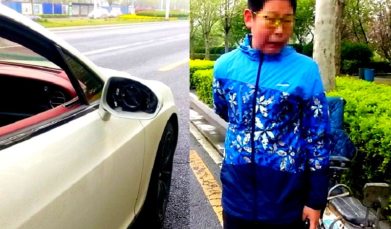 Chinese Teen Devastated After Breaking Man’s Bentley Side Mirror, Told to Pay $5,000