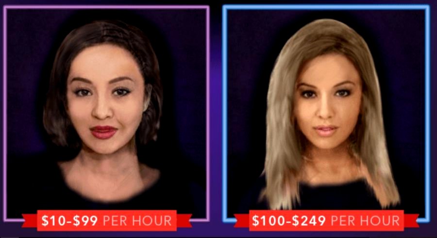 Photo Study of Almost 300 Escorts Reveals How Skin Color Affects Price