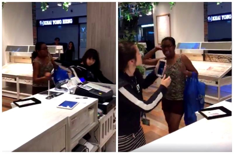 Racist Woman Loses Her Sh*t and Attacks ‘Chinese Girls’ in Singapore Mall