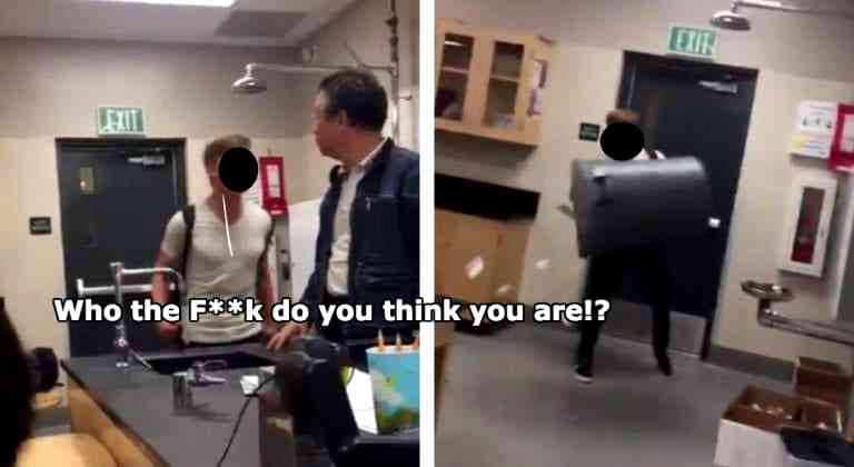 White Student Verbally Assaults Asian Teacher in Shocking Video
