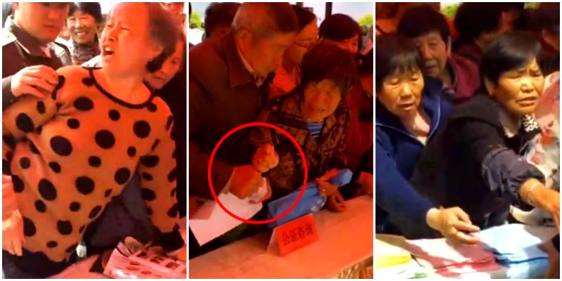 Chinese Netizens Embarrassed After Locals Fight Over Free Products at Company Giveaway