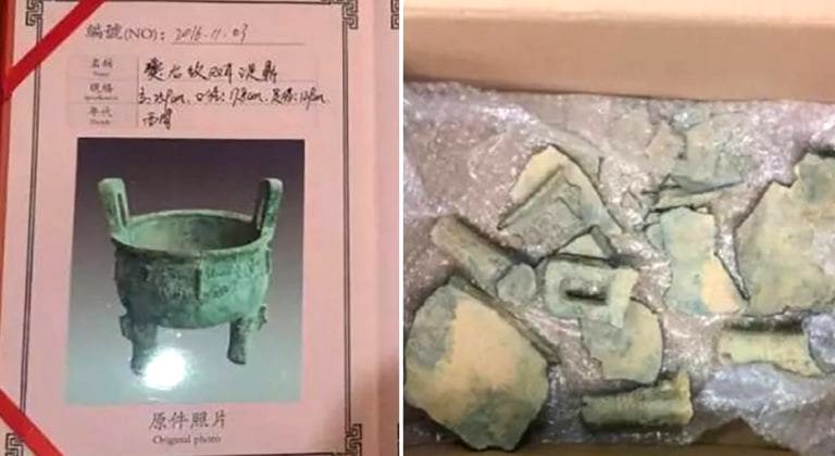 Chinese Seller Cheaps Out on Shipping Ancient $1 Million Cauldron, Pays for It Dearly