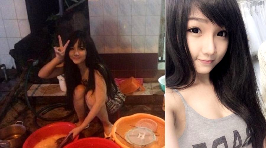 Photo of Vietnamese Girl Washing Dishes Goes Viral for Obvious Reasons