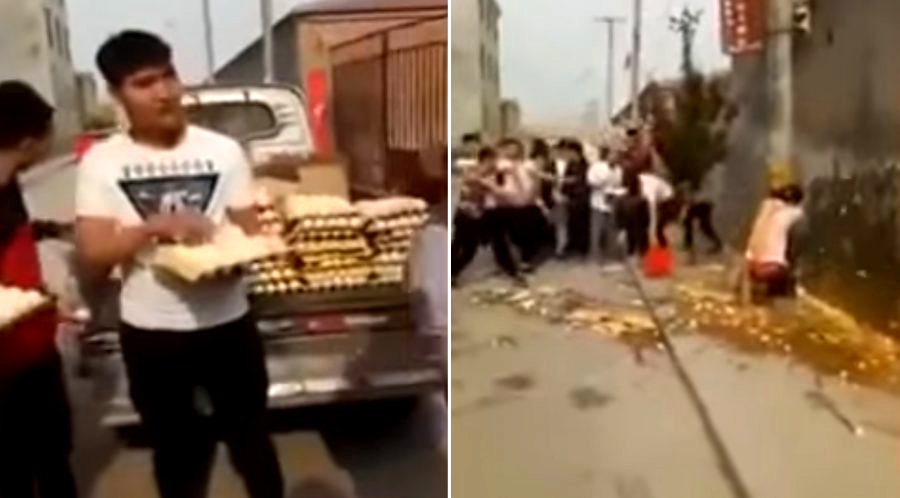 Chinese Netizens Angered Over Wedding ‘Prank’ That Wasted an Entire Truckload of Eggs