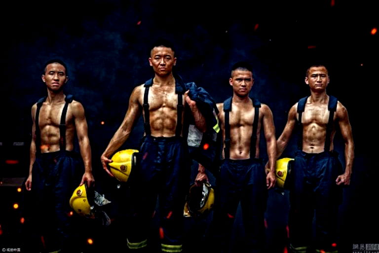 Meet the Hot Guangxi Firefighters That Will Make You Want to Burn Your House Down