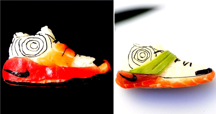 Chef Creates Mouth-Watering Shoes Out of Sushi