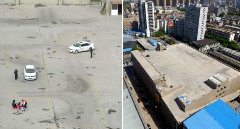 Rooftop Driving School in China Shuts Down For Very Obvious Reasons