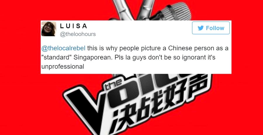 ‘The Voice’ Singapore Under Fire For Only Accepting Mandarin-Speaking Contestants
